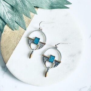 2/$30🌵 Egyptian Retro Vintage Style Earrings Circle Bohemian Boho NEW Gift